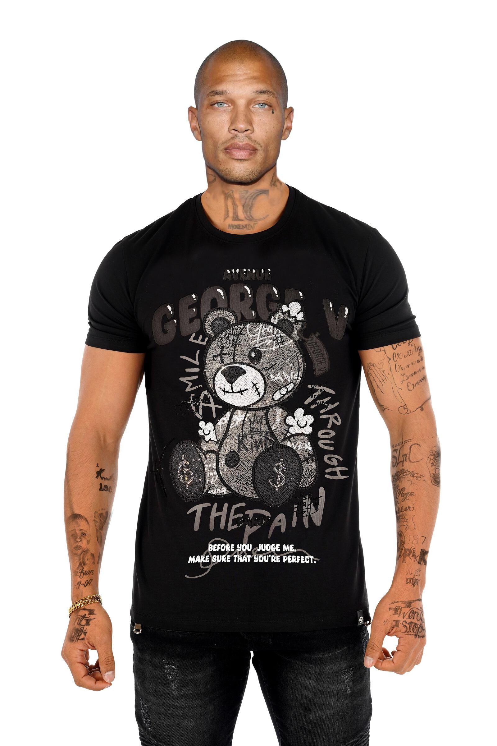 King Bear GV2708 Rhinestone T-Shirt