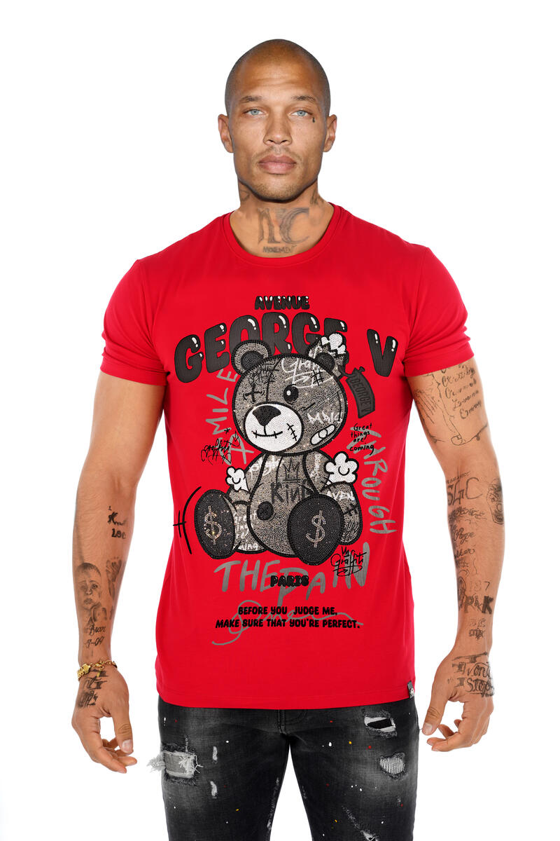 King Bear GV2708 Rhinestone T-Shirt