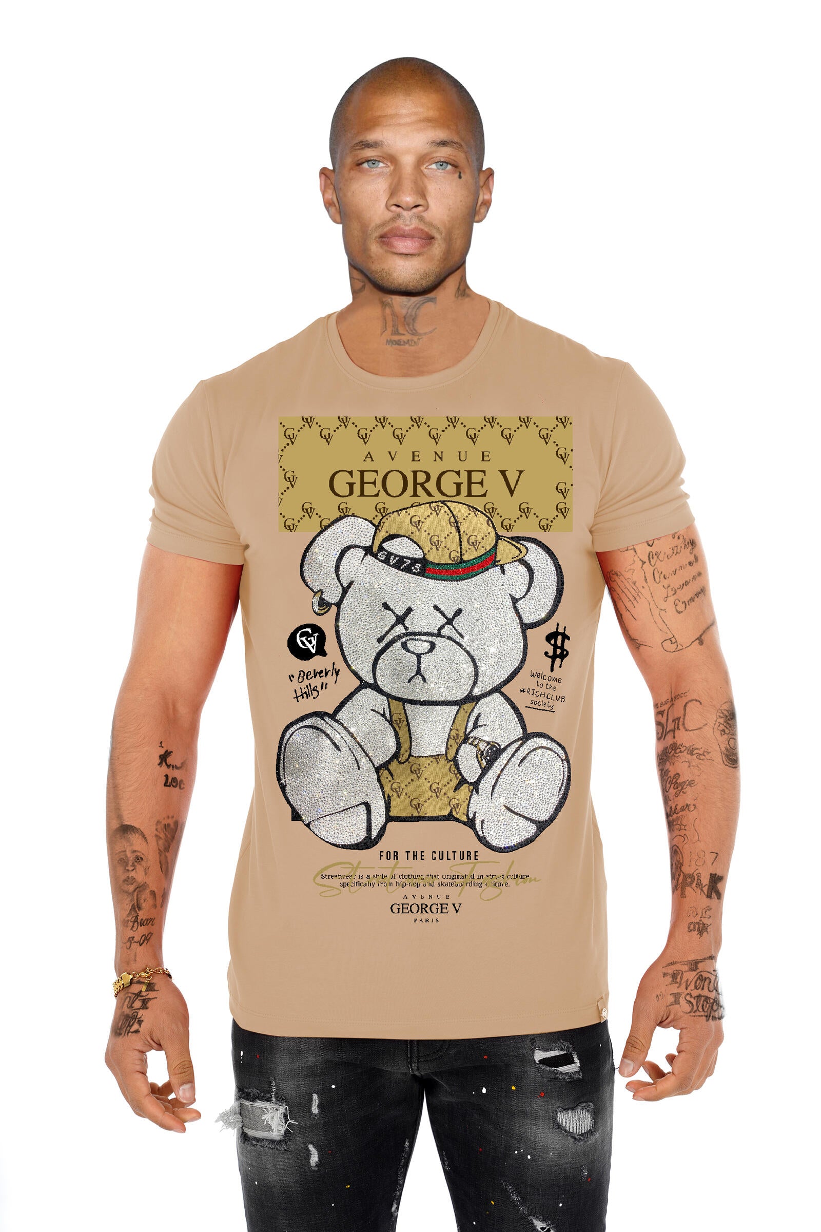 Rhinestone Shinybear T-shirt GV2705