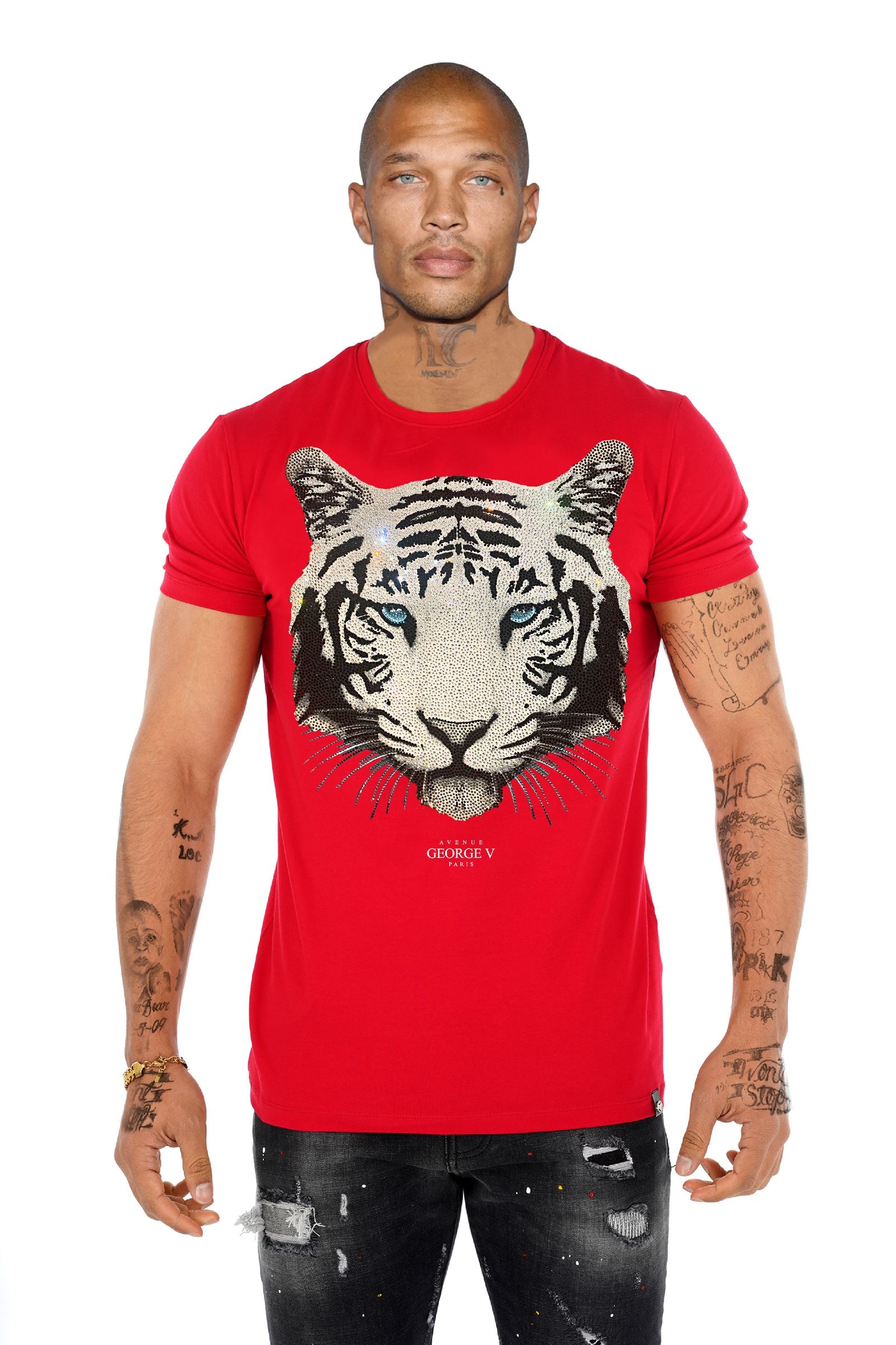 Royal Tiger GV2768 Rhinestone T-Shirt