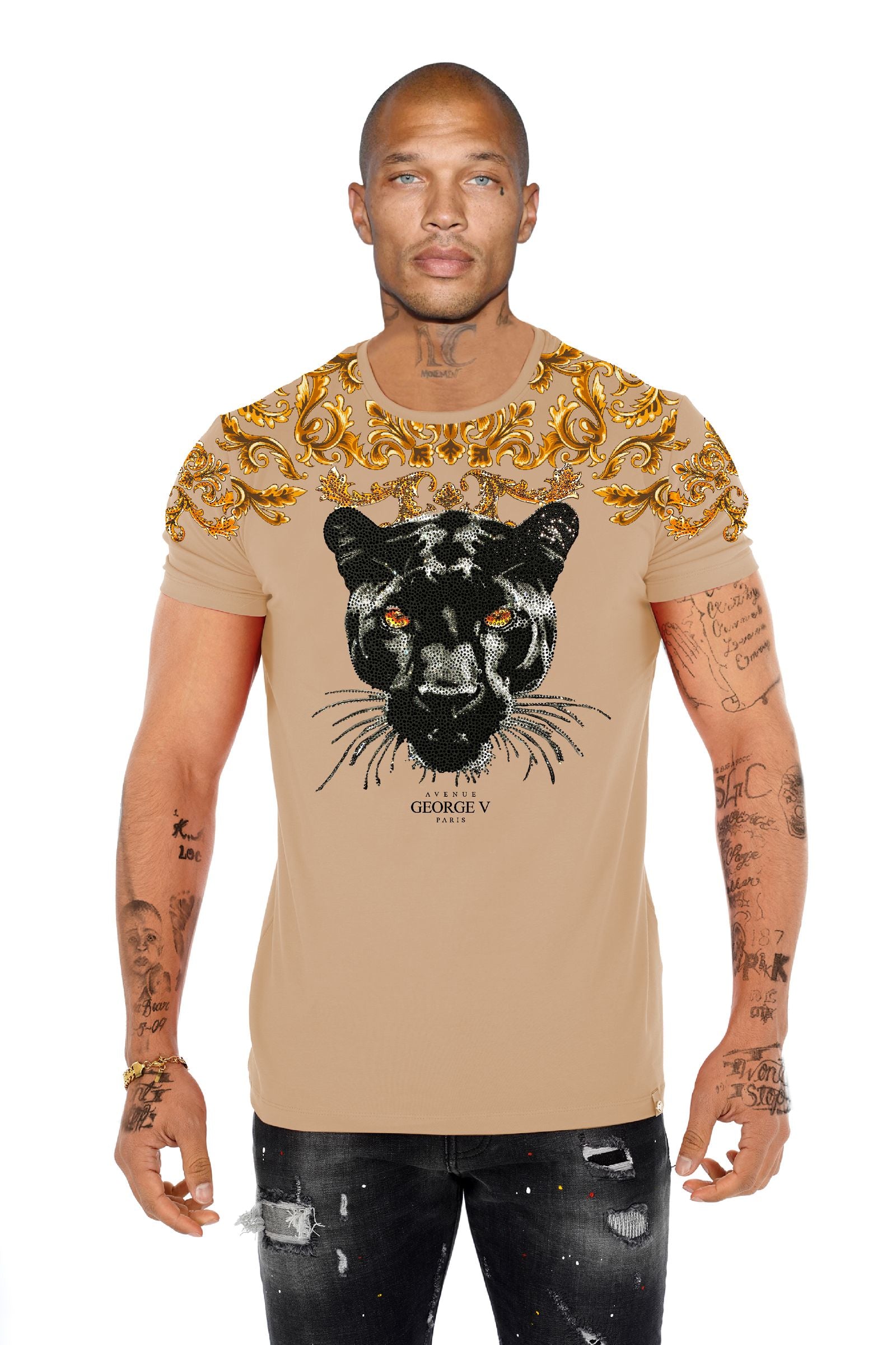 Pantera GV2770 Rhinestone T-Shirt