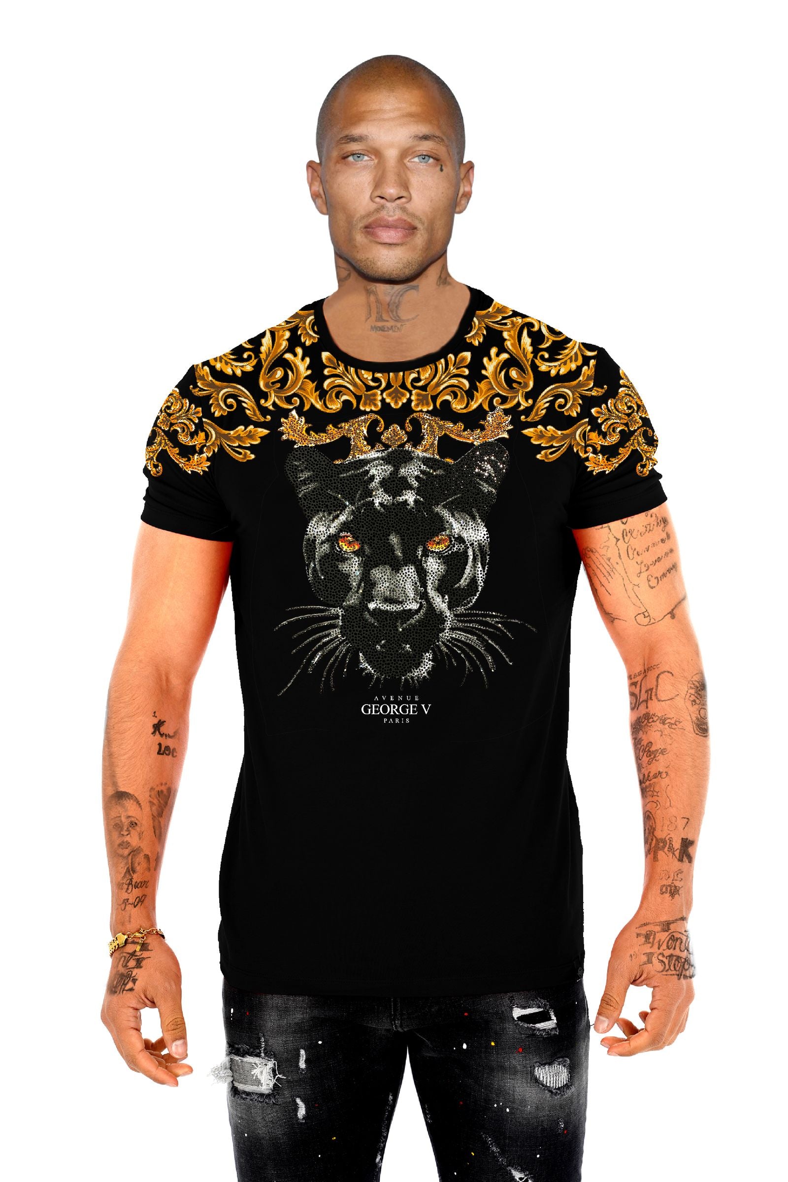 Pantera GV2770 Rhinestone T-Shirt