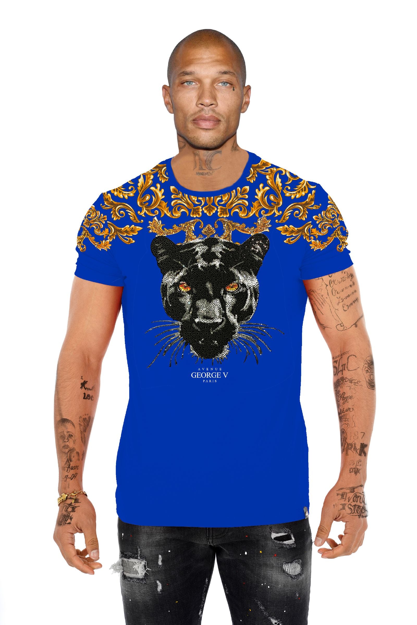 Pantera GV2770 Rhinestone T-Shirt