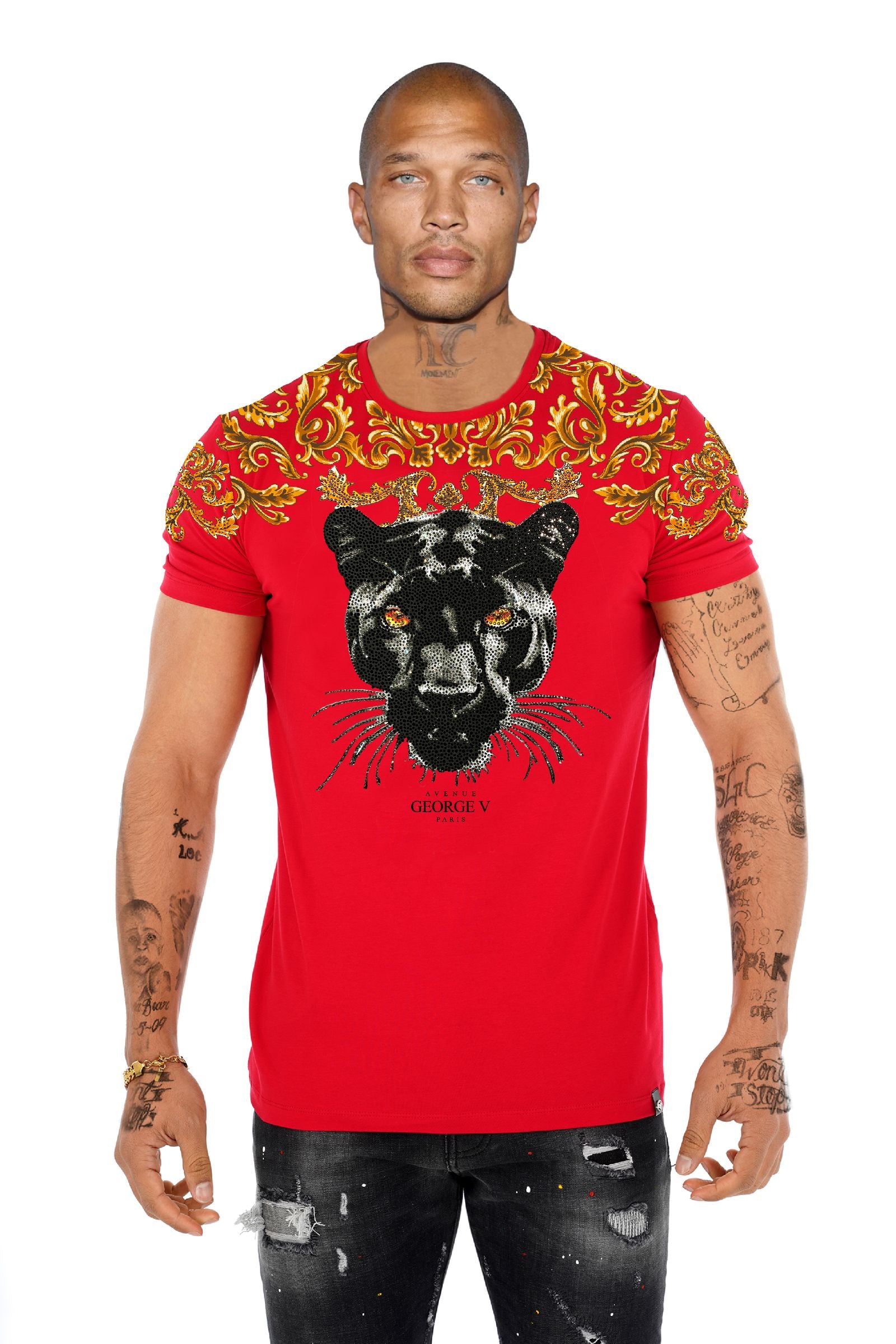 Pantera GV2770 Rhinestone T-Shirt