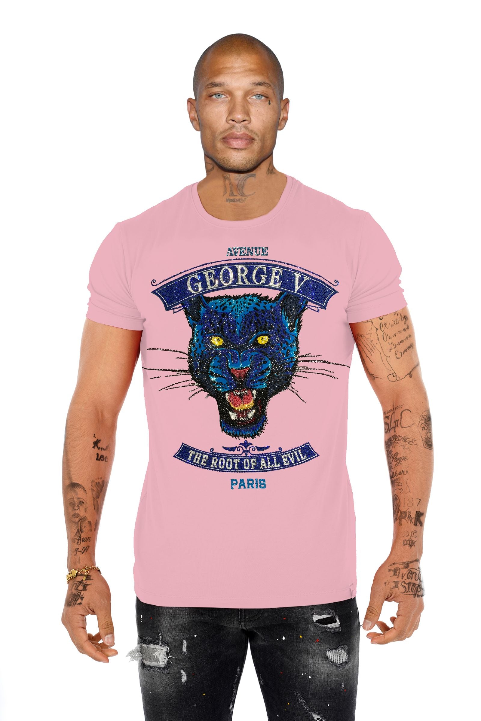 EVIL GV2775 Rhinestone T-Shirt