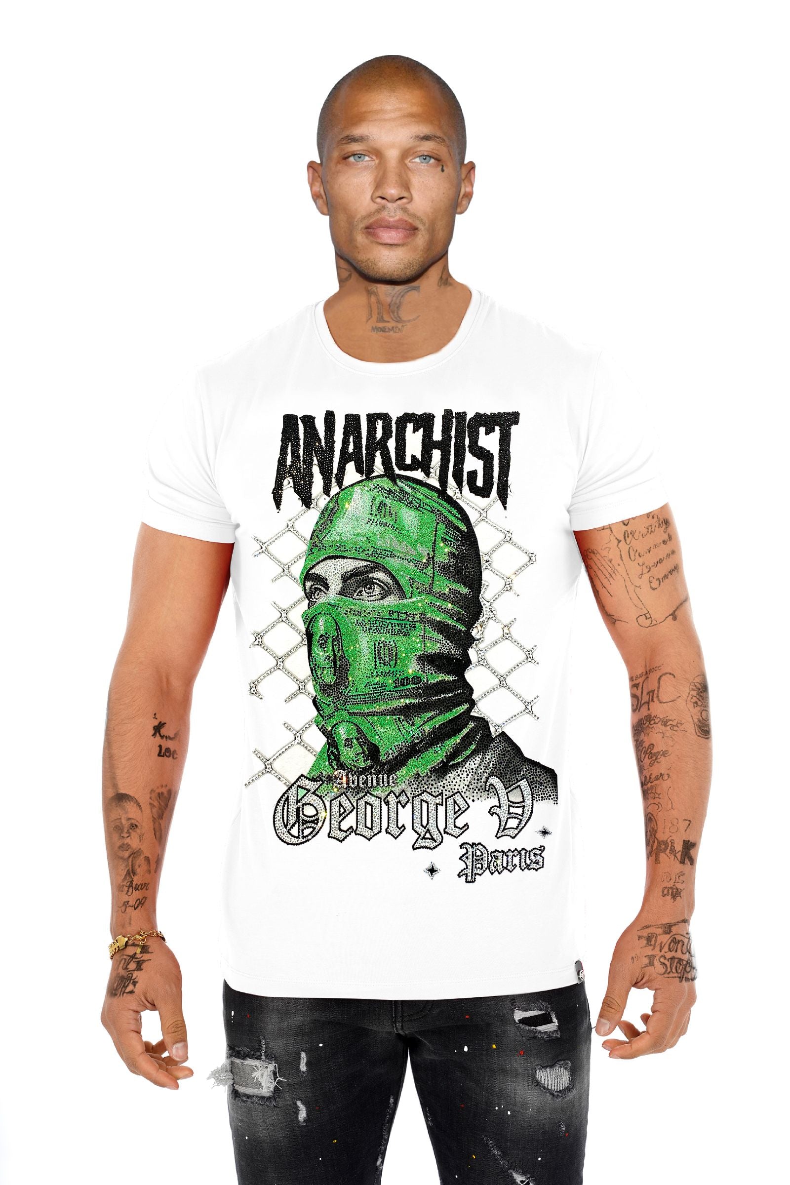 Anarchist GV2773 Rhinestone T-Shirt