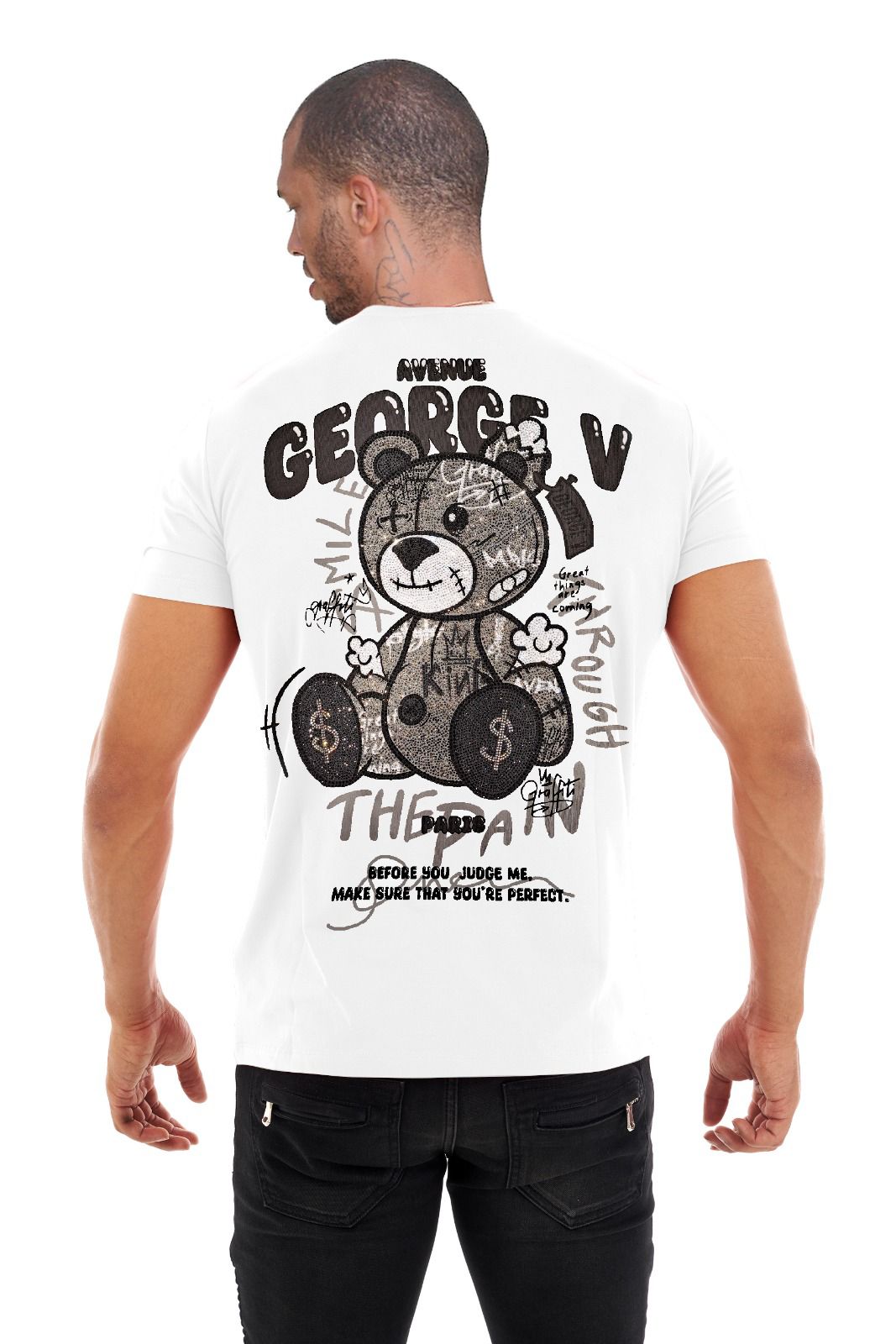 King Bear GV2764 Rhinestone T-Shirt