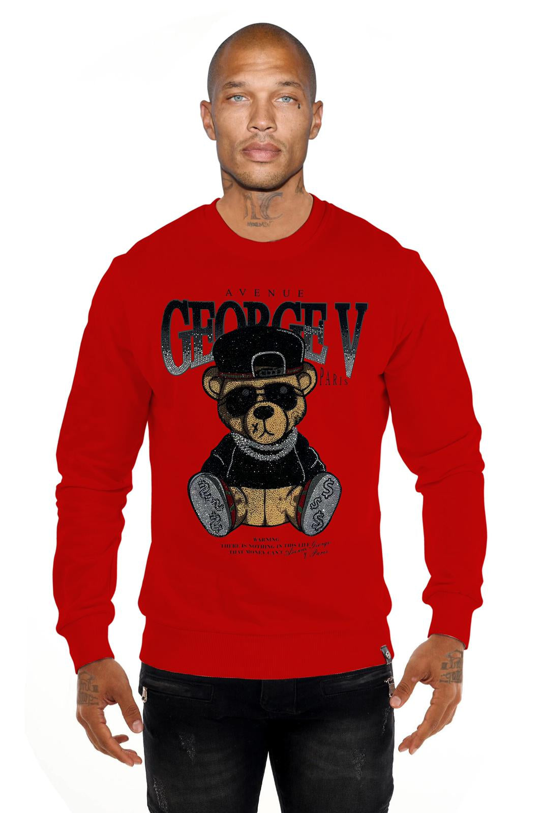 Biggy GV2805 Pullover with Rhinestone Thug Teddy