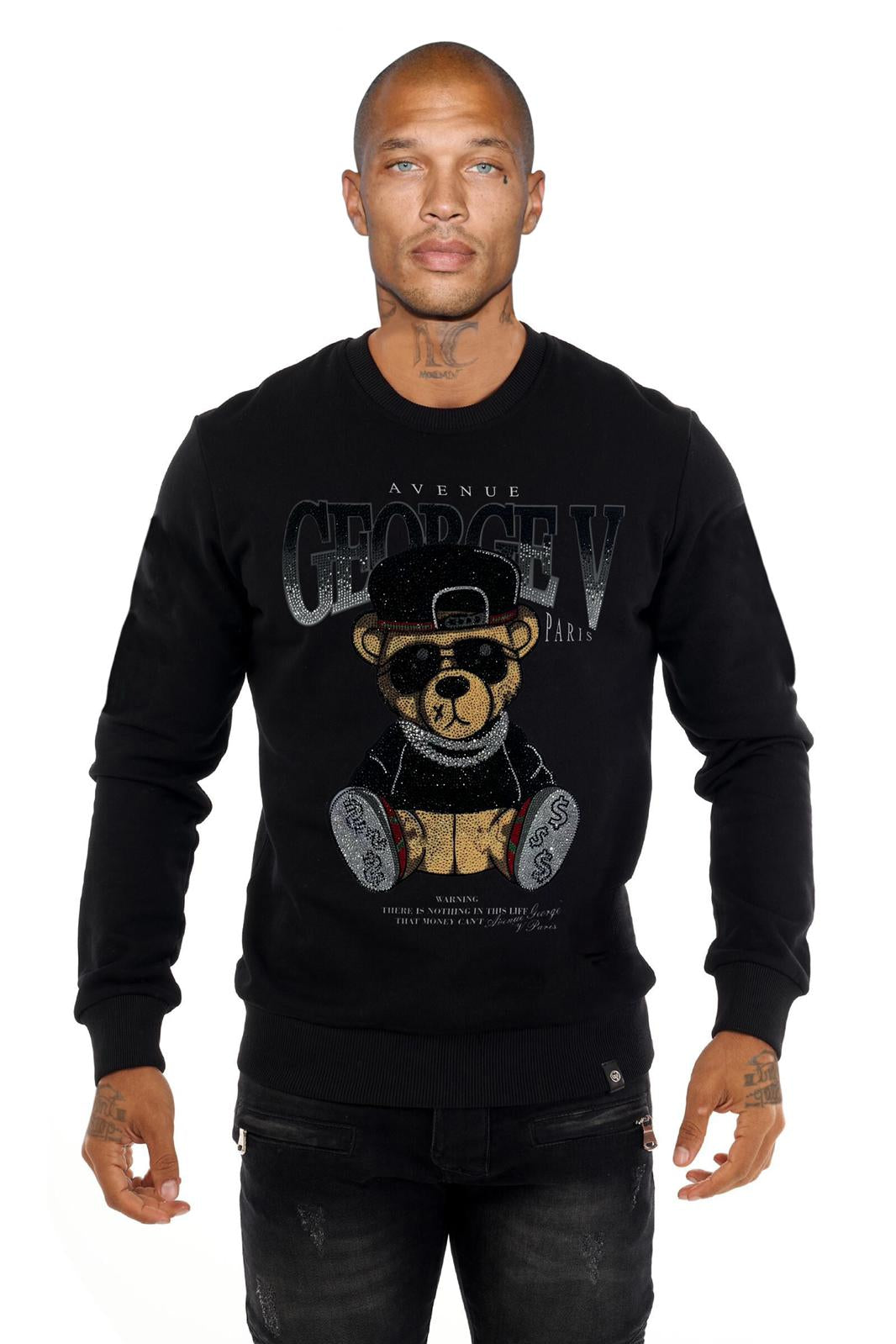 Biggy GV2805 Pullover with Rhinestone Thug Teddy